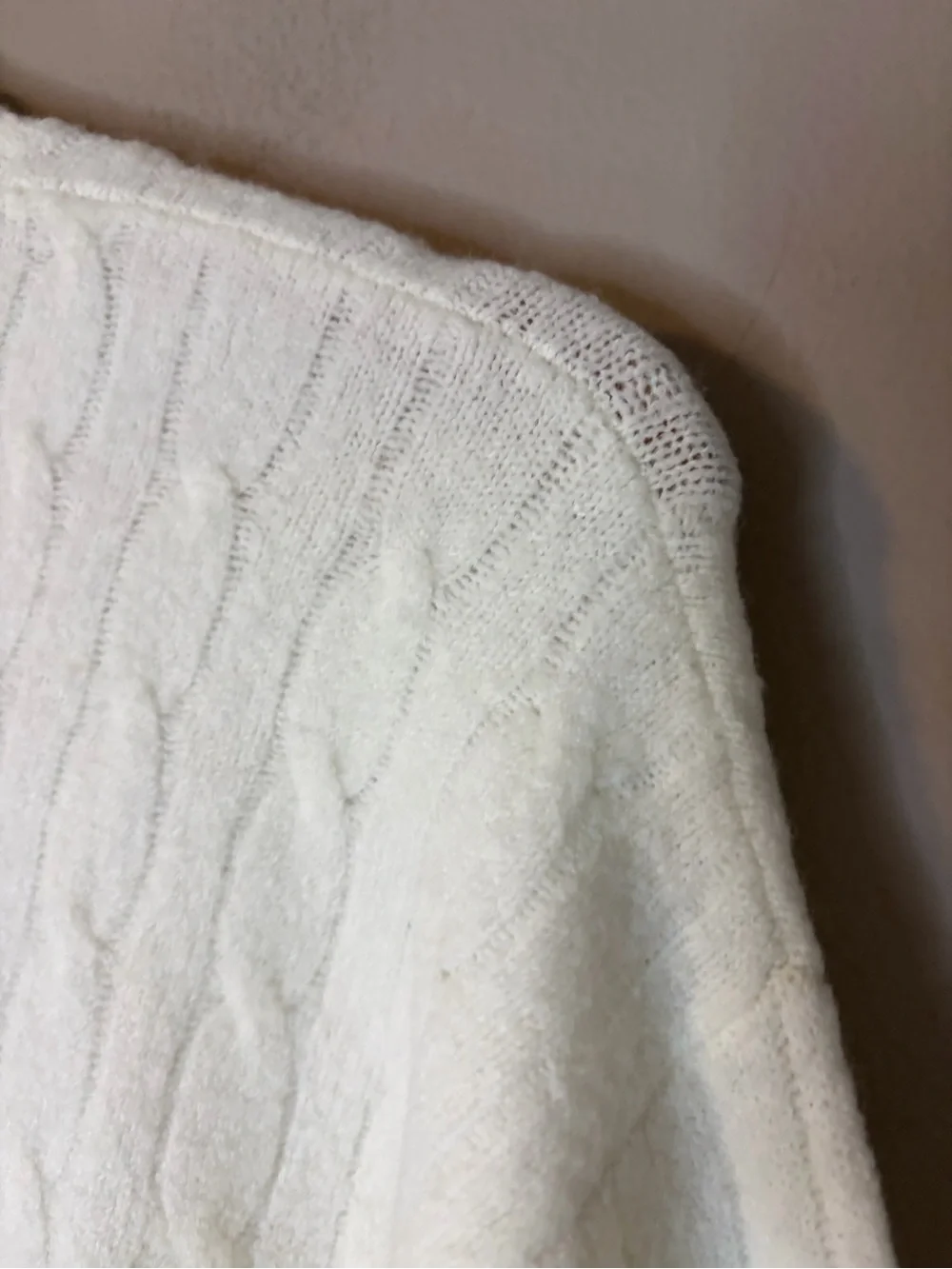 J. Crew Cream Cable Turtleneck Sweater